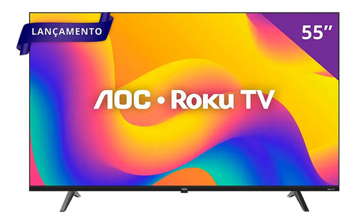 Smart Tv Aoc Led 55 Polegadas 4k Wi-fi Hdr10 Hdmi