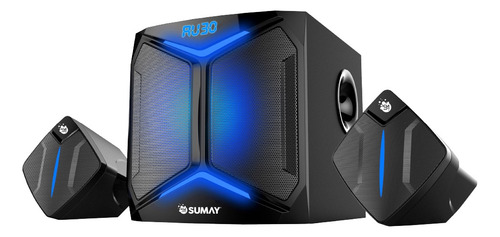 Mini System 2.1 Sm-ms 1302 300w Preto 127/220V - Sumay Potência RMS 300 W 127/220V