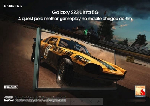 Samsung Galaxy S23 Ultra 256gb Câm.200mp 6.8'' - Excelente (Recondicionado)