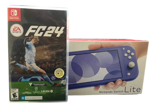 Nintendo Switch Lite 32gb + Fc 24 (Usado)