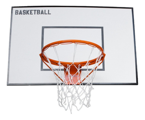 Tabela De Basquete 1,20x0,80m Madeira 15mm C/ Aro