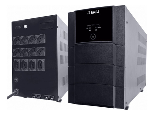 Nobreak 3200va Ts Shara 4300 Ups Professional Bivolt Cor Preto