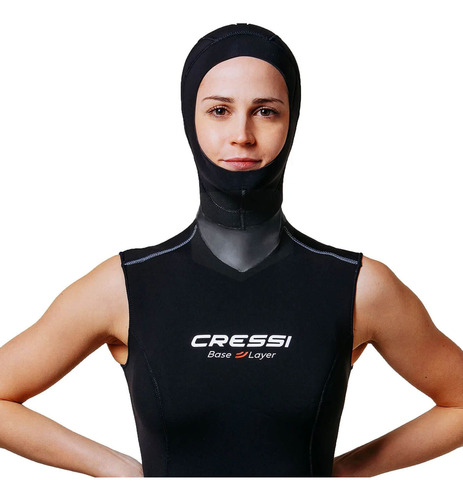 Roupa Capuz Neoprene Cressi Hood Vest Base Layer Mergulho