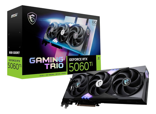 Placa De Video Nvidia Msi Rtx 5060 Ti 8gb Gaming Trio Oc