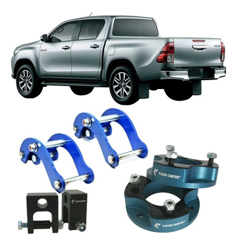 Kit Completo Lift Pickup Comfort Toyota Hilux 2016 A 2023