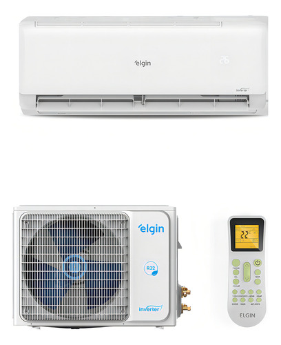 Ar Condicionado Eco Inverter II Wifi Elgin 12000 Btus R-32 Quente/Frio 220V