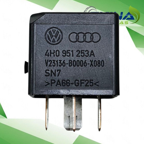 Relê 4 Terminais 645 ++192852f Volkswagen E Audi 4h0951253a