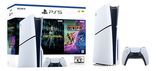 Ps5 Consola Standard Slim Bundle Blanco