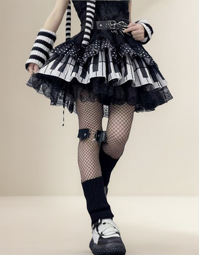 Falda Estilo Tarta, Estilo Lolita Kawaii, Estilo Punk, R [u]