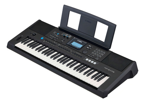 Teclado musical Yamaha PSR E473 61 teclas negro 220V
