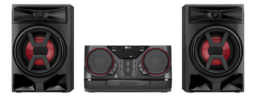 Mini System LG Xboom Ck43n Preto-bluetooth-usb 220w Potência Cor Preto Potência RMS 220 W 127/220V