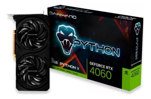 Placa De Vídeo Rtx 4060 8gb Python Ii Gddrd6 128b Gainward