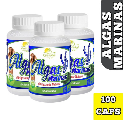 3 X 60 Soles | Algas Marinas 100 Capsulas