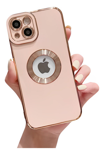 En Stock Abfa Shop Case Abertura Logo iPhone 15 Pro Max Rosa