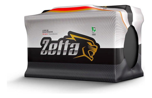 Bateria Zetta 45ah - Z45d - Sem Troca - Fabricação Moura