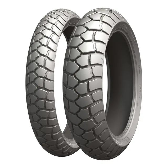 Kit 2 Pneus Michelin Anakee Adventure  100/90-19+150/70r7