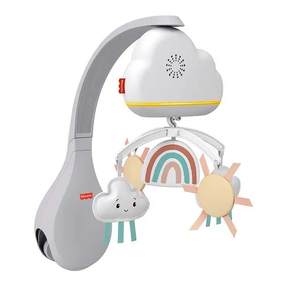 Fisher Price Movil Musical Con Sensor Y Luz Para Cuna Moises