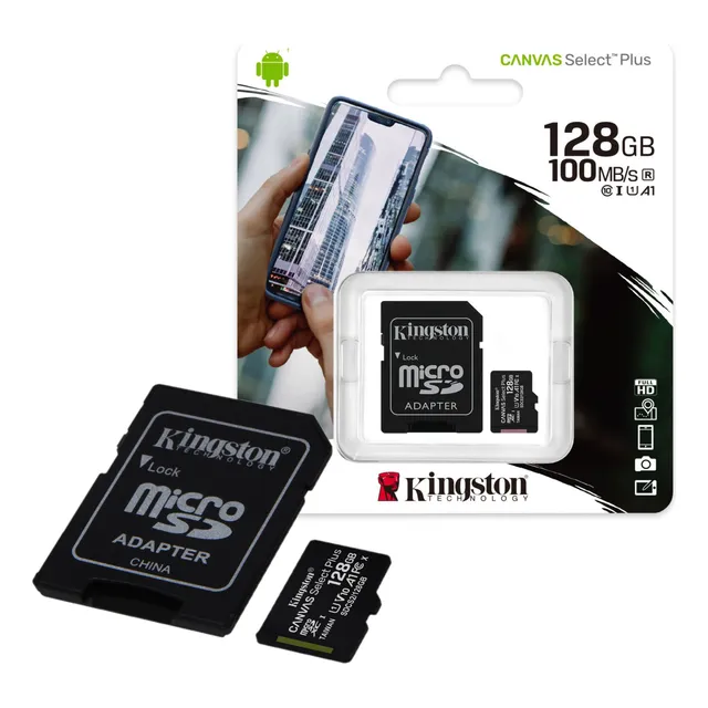 Memoria Micro Sd Kingston 128gb Clase 10 Original