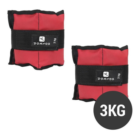 Caneleiras De Peso 3kg (o Par) - Cor Unico Caneleiras De Peso 3kg (o Par) - Cor Unico