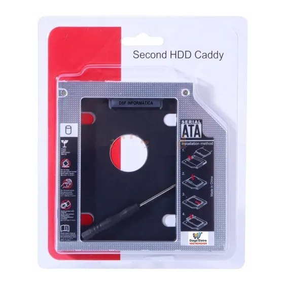 Suporte Adaptador Caddy Para Hd Ou Ssd  - Apple iMac 27 Mid 2011 Emc 2429 A1312