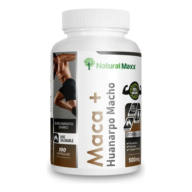 Maca Negra + Huanarpo Macho 100 Capsulas Naturalmaxx