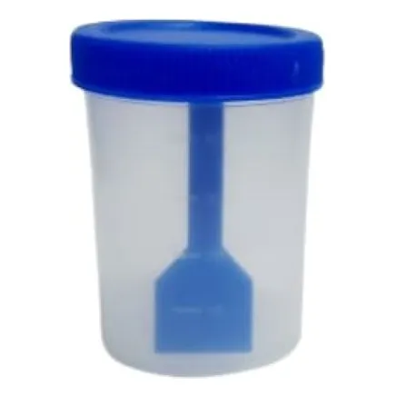 100 Coletores / Frascos De Fezes 50ml Com Pá, Marca Nippon