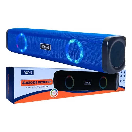 Caixa De Som Portátil Bluetooth Rgb Sound Bar