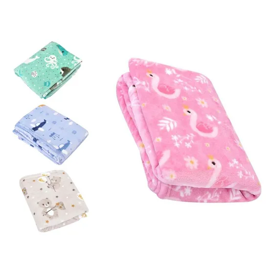 Cobertor Bebe Antialérgico Flannel Macio Menina Menino Manta