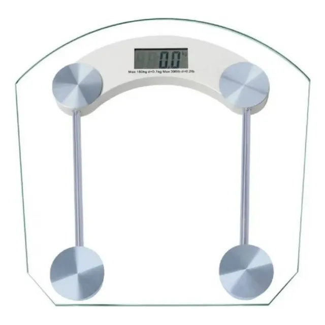 Balanza De Baño De Vidrio Templado 180 Kg