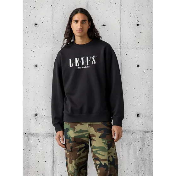 Polerón Hombre Relaxd Graphic Crew Negro Levis 38712-0455