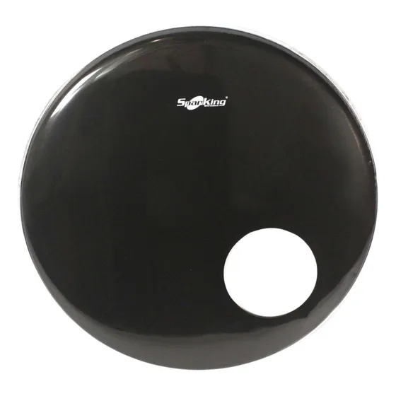 Pele Preta Resposta Bumbo De Bateria 22 Com Furo - Spanking
