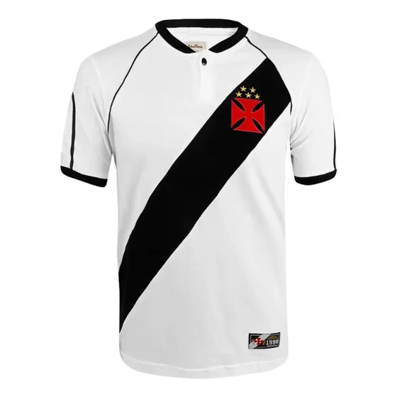 Camisa Vasco Da Gama 1998 Libertadores Retro Mania Oficial 