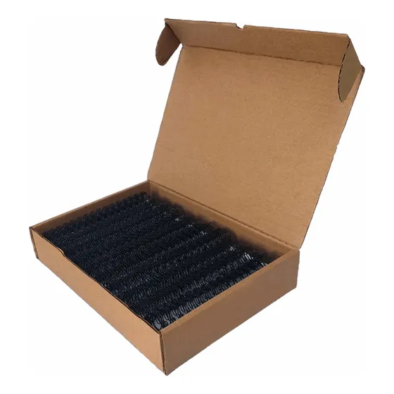 Wire-o 5/8 2x1 P/120 Folhas Preto Formato A5 - Cx C/ 50