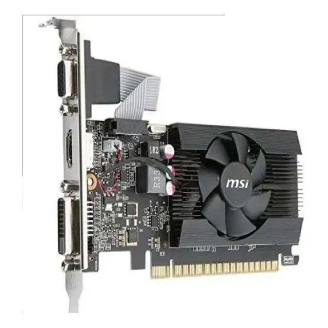 Placa de video Nvidia MSI GeForce 700 Series GT 710 GT 710 2GD3 LP 2GB