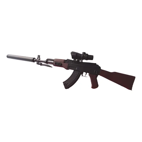 Fusil Airsoft Ak47 Automática 70cm. Con Balines De Hidrogel 