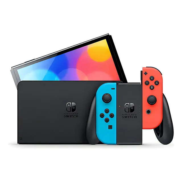 Consola Nintendo Switch Modelo Oled Neón Color Rojo