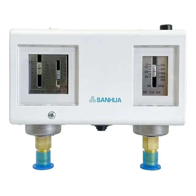 Pressostato Alta/baixa Kp15 Danfoss Automático/manual Sanhua