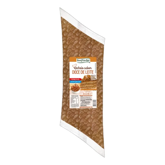 Recheio Doce De Leite Bom Principio Bisnaga 1kg