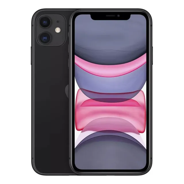 iPhone 11 64gb Preto  + Um Cabo Usb De Brind