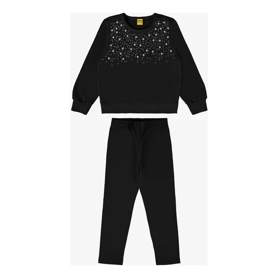 Conjunto Infantil Blusão Com Legging Rovi Kids Preto