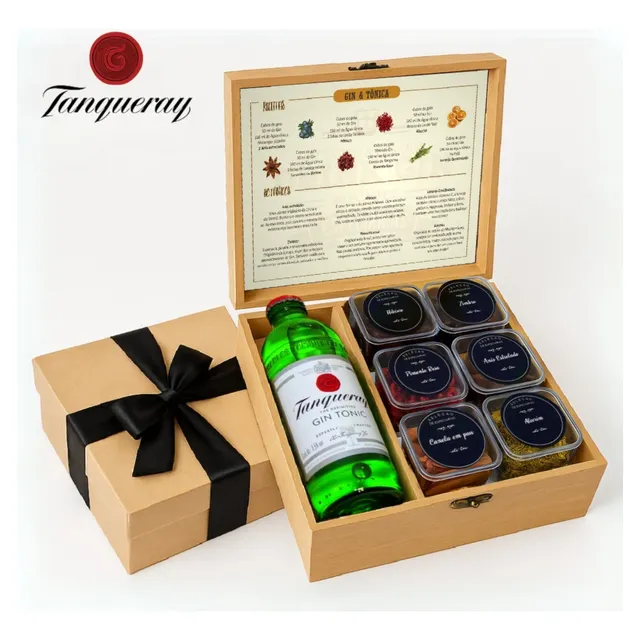 Tanqueray Gin Tonica Kit Drink Especiarias Presente Especial