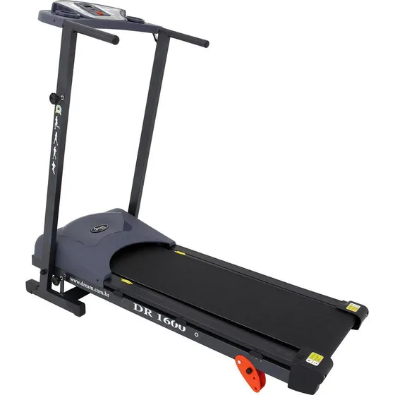 Esteira elétrica Dream Fitness Residencial DR 1600 127/220V cor preto