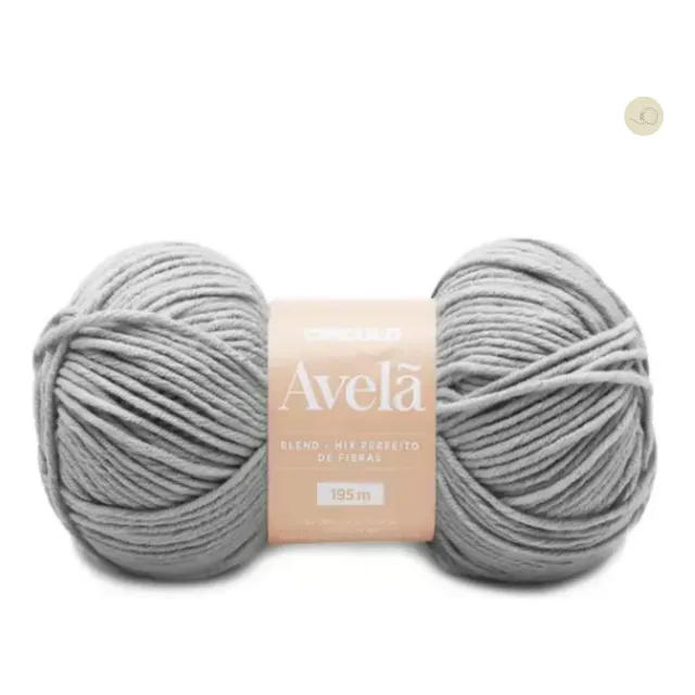 Lã Avelã Circulo Macio Delicado 100g 512tex Algodao/acrilico
