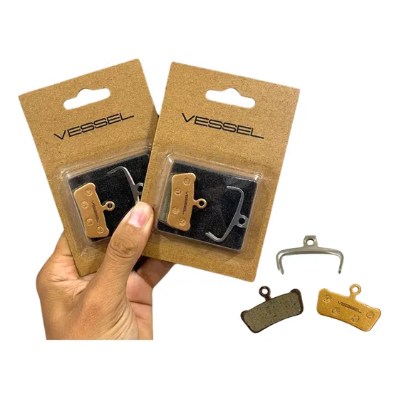 2 Par Pastilha Vessel Para Freio Sram Guide Avid 4 Pistao