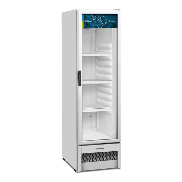 Expositor Vertical 324l Metalfrio Vb28r Branco 220v
