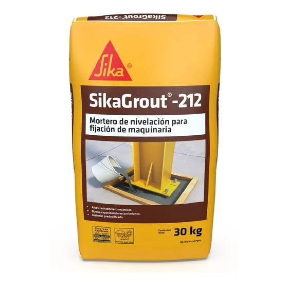 Mortero Autonivelante Sikagrout-212 Por 30 Kg