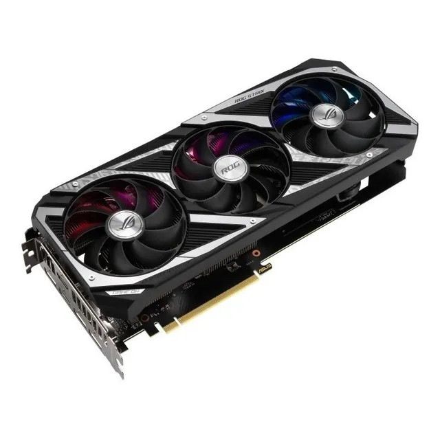 Placa de video Nvidia Asus ROG Strix GeForce RTX 30 Series RTX 3050 OC Edition 8GB