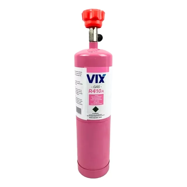 Gás Refrigerante R410a 750g Com Válvula Vix Ar Condicionado