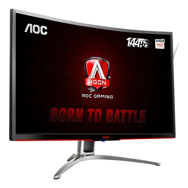 Monitor Gamer AOC com tela de 31.5" 144Hz 127/220V e resolução Full HD