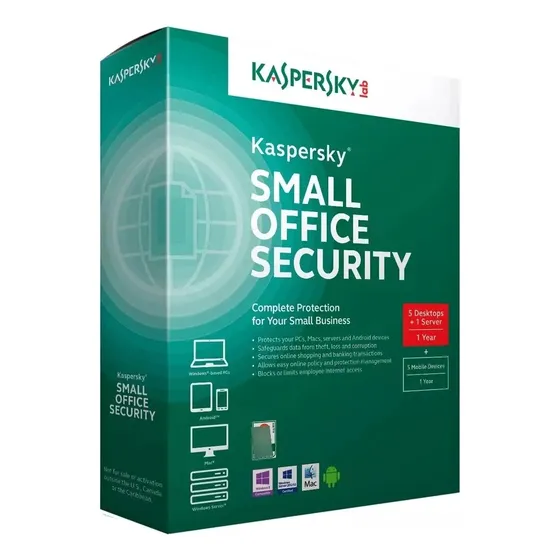 Kaspersky Small Office Security 5 Pc + 1 Servidor